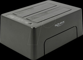 63957 USB Type-C 3.1 docking station for 2 x SATA HDD/SSD