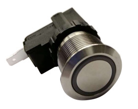 Nasadka przełącznika Zatrzaskowy SPST średnica wycięcia 19.1mm, montaż panelowy RS PRO