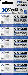 148259 Lithium button cell C1220, 5-unit blister pack