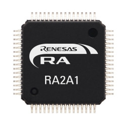 Mikrokontroler Renesas Electronics RA2A1 LQFP 64-pinowy Montaż powierzchniowy ARM Cortex M23 256 kB 32bit CAN:1 48MHz