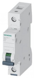 Wyłącznik nadprądowy 1P C 3A 10kA 230/400V 1P 5SL4103-7