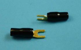 ZKW-12-6,5 BK WIDEŁKI ZŁOCONE M6 CZARNA