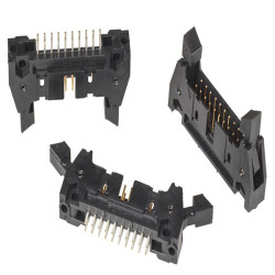 Wtyk PCB 20-pinowe raster: 2.54mm 2-rzędowe 3M Przewlekany