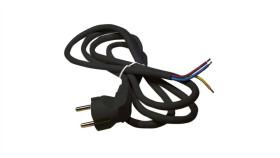 Przewód Przyłączeniowy H05vv-F 3X1,5 3M Czarny S18323