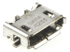 Złącze USB Micro AB Montaż powierzchniowy Żeński 2.0