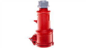 Gniazdo Przenośne 5P 16A 400V 6H Czerwone Ip44 Protop Men15a