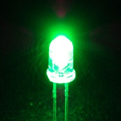 Super Bright Green 5mm LED (25 pack)