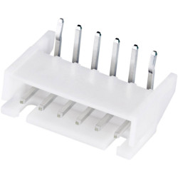 JST 801037 XH Pin Strip 6 Pins 2.50mm Spacing Pre-tin Coated Soldering