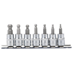 Draper Expert 16296 3/8&quot; Sq. Dr. Hexagonal Socket Bit Set (7 Piece)