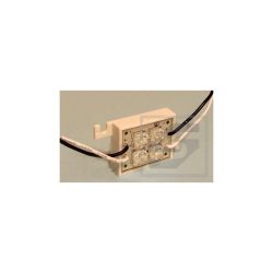 Moduł LED 4xFLUX zielony wodoodporny 12V 50mA / LSM-G04GREEN