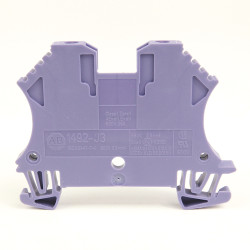 Blok zacisków przelotowych 2-żyłowe Allen Bradley rozmiar żyły 22 - 12 AWG Śruba Poliamid 6.6 Szyna DIN