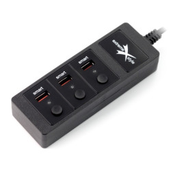 Zasilacz eXtreme DC343U 3x USB 5V 3,4A