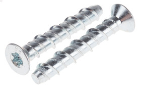 Śruba kotwiąca dł 60mm M8 Stal wysokowęglowa Ø 8mm RS PRO Śruba kotwiąca typu Ankerbolt