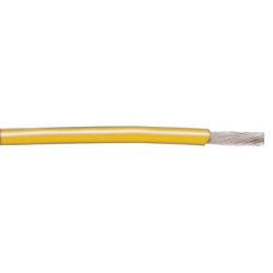 Przewód montażowy 0,13 mm² Żółty Alpha Wire PVC 26 AWG 300 V dł. 30m 7/0,16 mm +105°C CA Prop 65, certyfikat CSA, CSA
