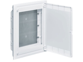 Rozdzielnica multimedialna podtynkowa 54 modułowa 3x18M drzwi wentylowane GOLF VDI VF318PZF HAGER