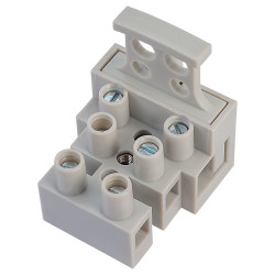 TruConnect 3 Pole Fused Terminal Block 10amp