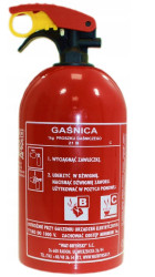 Gaśnica proszkowa do auta BC 1kg typ GP-1 1kg PUGz-1b