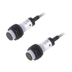 Czujniki fotoelektryczne cylindryczny RS PRO NPN NO+NC zakres 20 m Podczerwona dioda LED