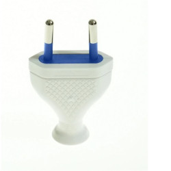 Wtyczka płaska biała WT-1 PLASTROL 423485