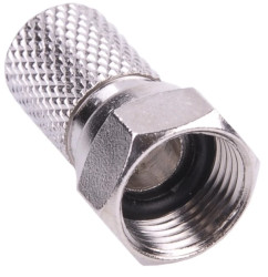 Wtyk antenowy F nakręcany 8,2mm na przewód YWDXpek + uszczelka