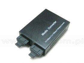 Media konwerter światłowodowy 100M MM/SM, 1310nm, 2km/20km