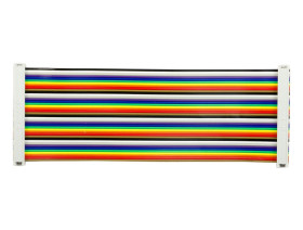 40-pin GPIO Female to Female Ribbon Cable - Rainbow 150mm