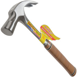 Estwing E24C Curve Claw Hammer - Leather Grip 24oz (672g)