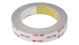 3M 4936 19Mm 5.5M Taśma: Mocująca W: 19Mm L: 5,5M Thk: 600Um Akrylowy Szary