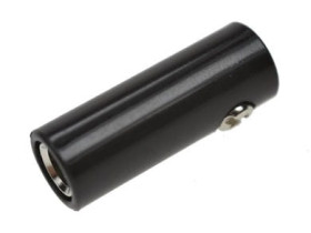 25.433.2 gniazdo bananowe przykręcane na przewód 4mm, 60V / 32A czarny