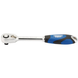 Draper Expert 26515 3/8&quot; Sq. Dr. 60 Tooth Micro Head Reversible SoftGrip Ratchet