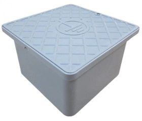 Skrzynka uziomowa głęboka 170x170x100 mm(biała) L61320