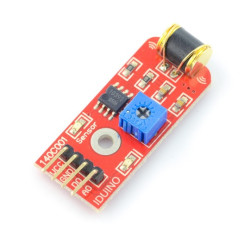 Moduł z czujnikiem wibracji 801S - regulowany