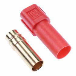 XT150-F Red Female Gold Plated Connector 60A AMASS