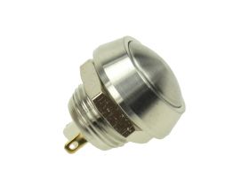 Przełącznik; przyciskowy; GQ12B-10J/S; OFF-(ON); 1 tor; bez podświetlenia; monostabilny; na panel; 2A; 36V DC; 12mm; IP65; Onpow