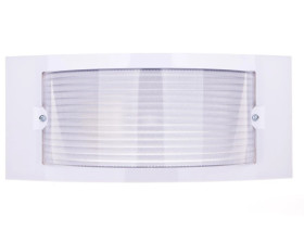 Plafoniera 1x 60W E27 IIkl. 220-240V IP54 TURK DL-60 IP54 biala 7025