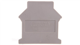 Pokrywa Końcowa 42,5X1,5X54mm Szara D-Uk 16 3006027 /50Szt./