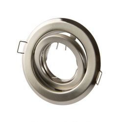 Oprawa halogenowa ruchoma okrągła satyna