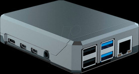 ARGON NEO Case for Raspberry Pi 4, aluminium, black