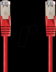 CCGP85121RD100 Patch cable, Cat.5e, SF/UTP, 10 m, rot