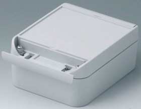 ABS/PC enclosure, (L x W x H) 101 x 101 x 60 mm, light gray (RAL 7035), IP66, C6011141