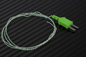 Termopara K średnica 0.3mm długość 1m -100 → +250 °C Wtyk miniaturowy RS PRO