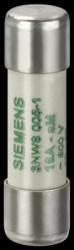 Microfuse 10 x 38 mm, 25 A, aM, 250 V (DC), 400 V (AC), 120 kA breaking capacity, 3NW8010-1