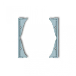 MINI Ramka pośrednia do gniazd podwójnych lazurowy 48MRP-2