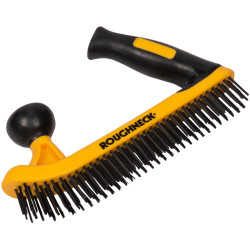 Roughneck 52-052 Two Handed Wire Brush Soft-Grip