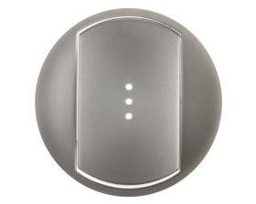 CELIANE Klawisz pojedynczy do łącznika tytanIP44 z podświetleniem 068303