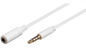 Przedłużacz Do Słuchawek I Audio Aux, 4-Pinowy 3,5 Mm Cienki, Cu - Długość...