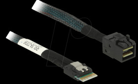 85081 Cable Slim SAS SFF-8654 4i &gt; Mini SAS HD SFF-8643 50 cm