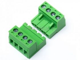 Złączka 4 torowa; przykręcane kable; 5,08mm