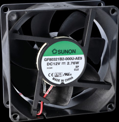 GF80321B2-000U-AE9 Fan, 12 VDC, 80x80x32mm, GF series