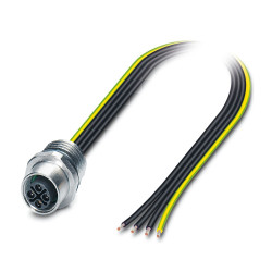 Złącze wielostykowe przemysłowe 4-pinowe M12 Wciskane Gniazdo Phoenix Contact